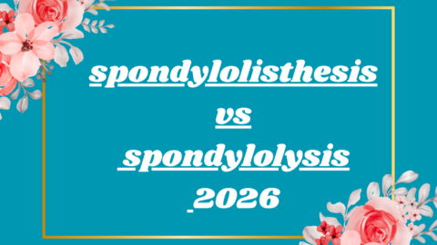spondylolisthesis vs spondylolysis