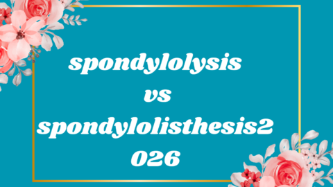 spondylolysis vs spondylolisthesis