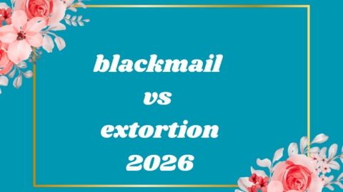 blackmail vs extortion