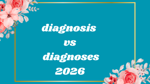 diagnosis vs diagnoses