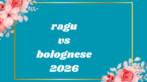 ragu vs bolognese