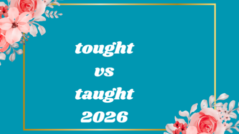 tought vs taught