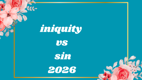 iniquity vs sin