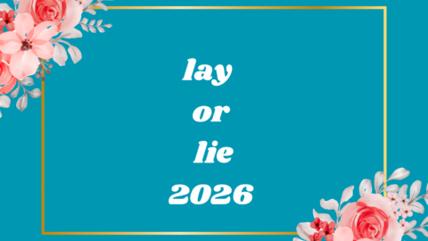 lay or lie